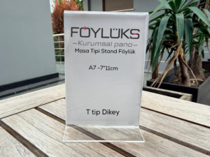 T Tipi Masa Stand Föylük