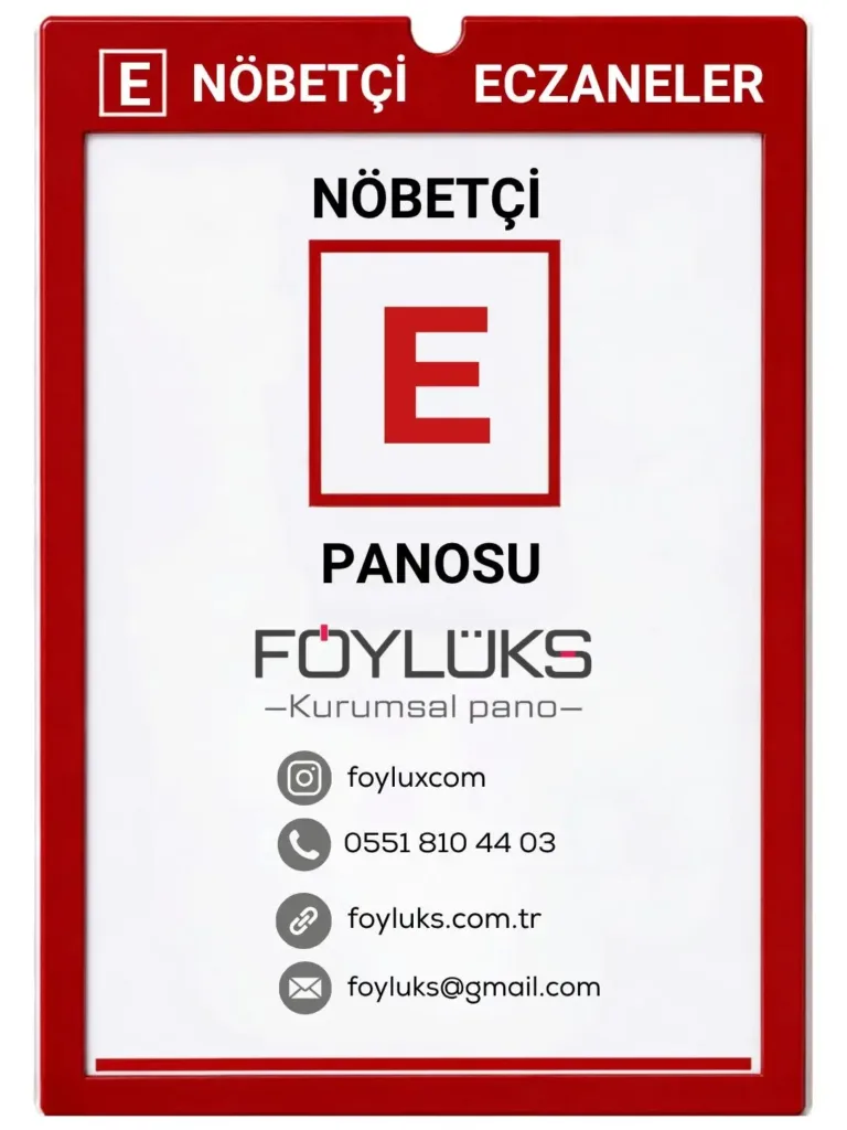eczane panosu