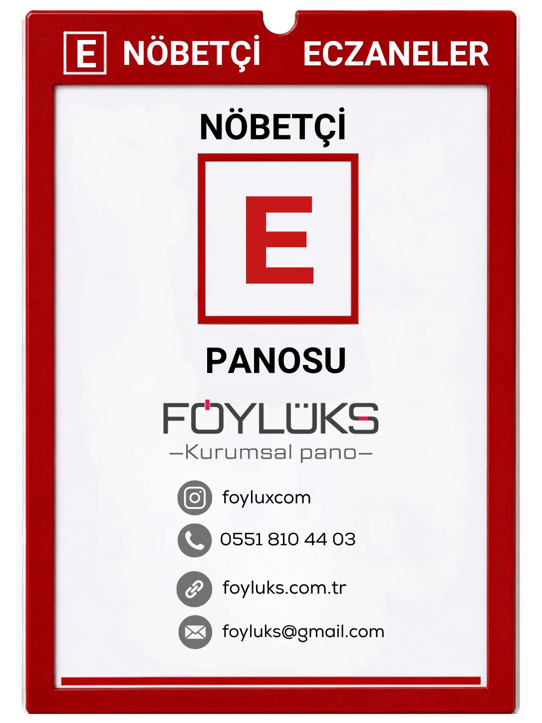 Nöbetçi Eczane Panosu